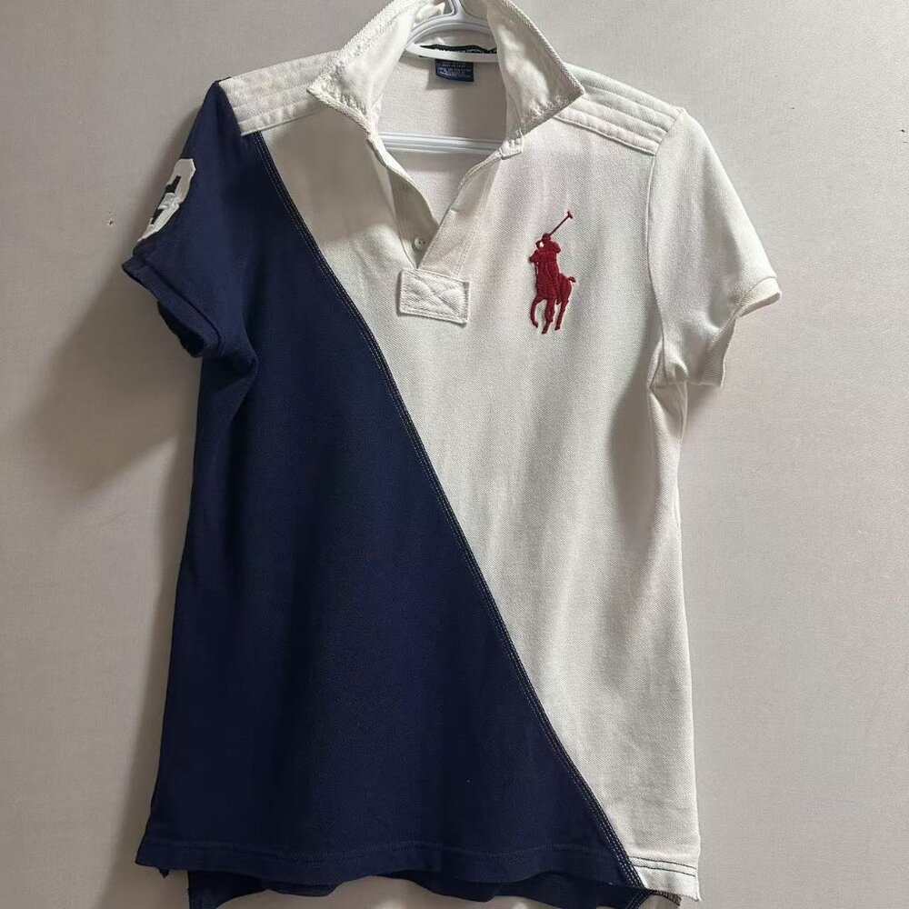 Polo Ralph Lauren Custom Slim Fit Big Pony Mesh Polo Shirt - Picture 9 of 14